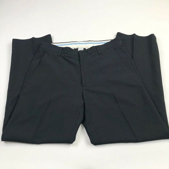 FJ Footjoy 34 x 34 (Actual 35W 32L) Mens Athletic Active Golf Black Pants EUC - Picture 2 of 9